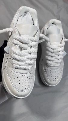 Valentino Garavani One Stud XL low-top sneakers in white leather — 5