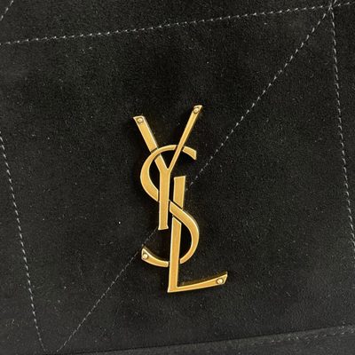 Saint Laurent Jamie Shopping quilted suede tote bag — 8