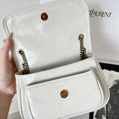 Saint Laurent Niki Mini suede shoulder bag — 8