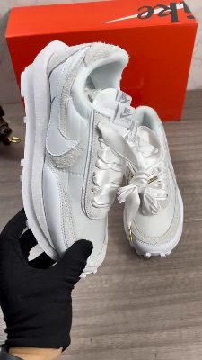 Nike LDWaffle Sacai White Nylon trainers — 5