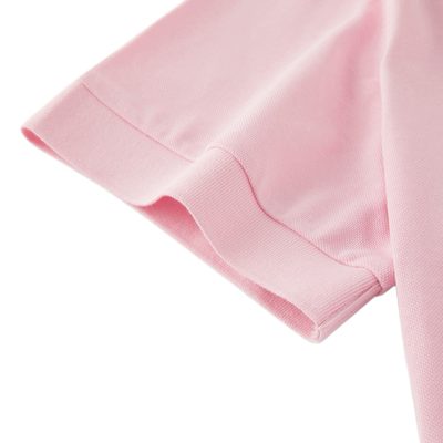 Prada piqué polo shirt in powder pink — 5