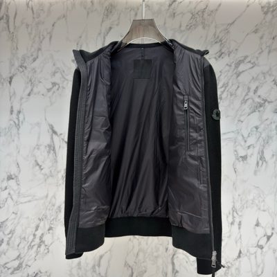 Moncler men's hybrid or padded zip-up cardigan — 5