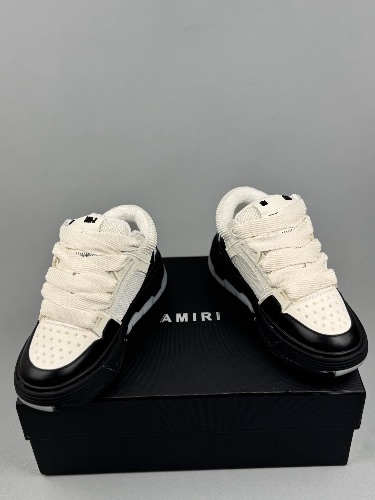 Amiri MA-1 white and black sneakers — 4