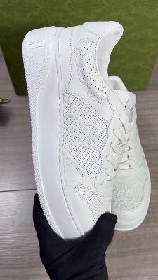 Gucci white leather chunky sneakers — 5