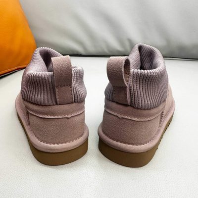 UGG Kids' Stretch-Cuff Suede Snug Boots — 3