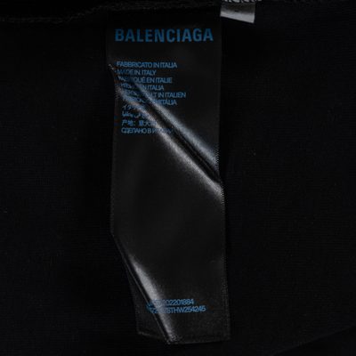 Balenciaga cotton jersey T-shirt with a center logo print — 7