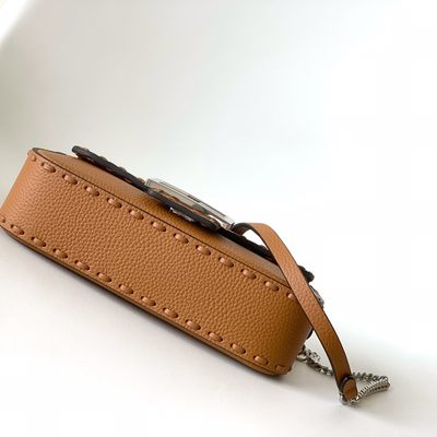 Fendi Baguette macro-stitch messenger bag (T) — 4