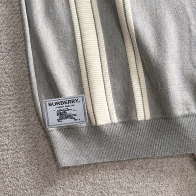 Burberry long-sleeve knitted polo sweater — 6