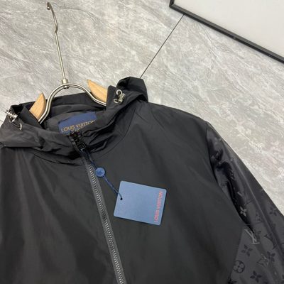 Louis Vuitton black monogram reversible windbreaker — 3