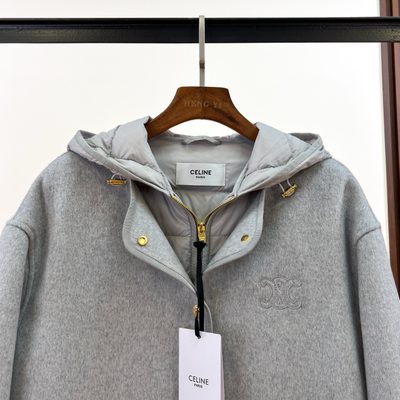 Moncler Reposse 3-in-1 Wool & Cashmere Short Down Jacket, which includes a detachable hooded quilted — 5