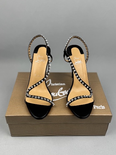 Christian Louboutin So Me 100 studded leather heels — 3