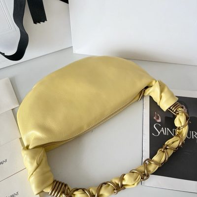 Saint Laurent Amalia Suede Hobo Bag — 6