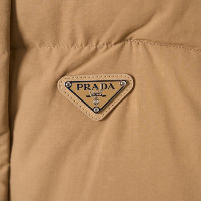 Prada Medium-Weight Technical Fabric Down Vest — 10
