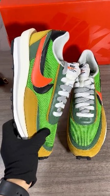 Nike x Sacai LDWaffle "Green Gusto" sneakers — 5
