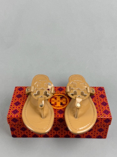 Tory Burch Miller Patent Leather Flip Flop Sandals — 3