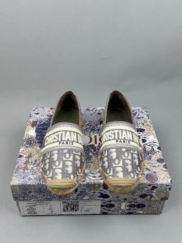 Dior Granville espadrilles in grey — 3