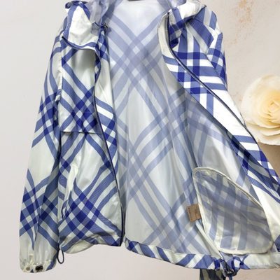 Burberry Cropped Nylon Hooded Jacket — 5
