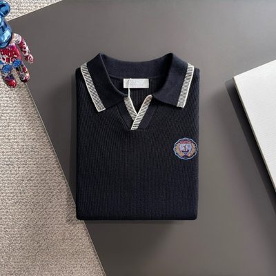 long-sleeved knit sweater — 8