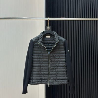 Moncler Padded Wool Zip-Up Cardigan — 5