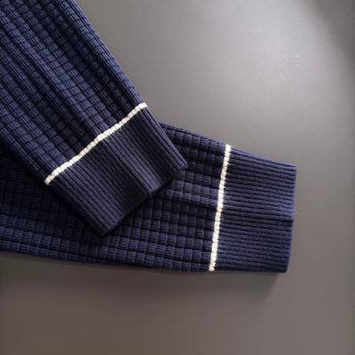 Dior knitted zip-up polo sweater — 4