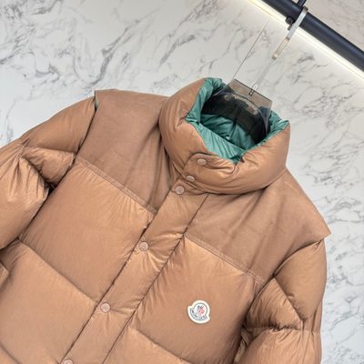 Moncler Verone Reversible Short Down Jacket — 6