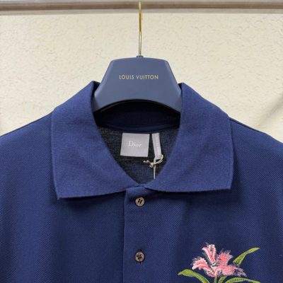 Dior Secret Garden embroidery polo shirt — 6