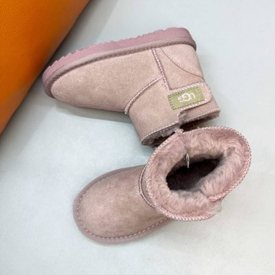 children's UGG-style strap winter boots — 9
