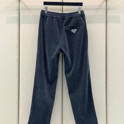Prada classic button-down shirt and matching trousers accented — 9