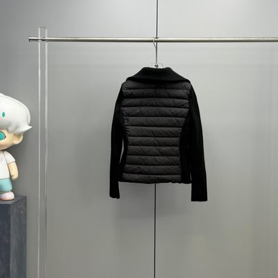Moncler women's knit patchwork down jacket — 9