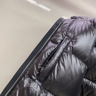 Prada Hooded Technical Fabric Down Jacket — 11