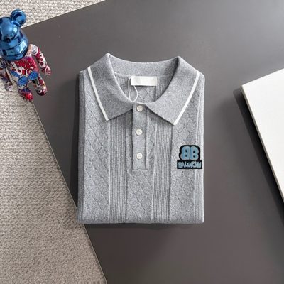 Balenciaga knit polo sweater — 8