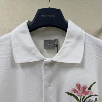 Dior Secret Garden embroidery polo shirt — 6