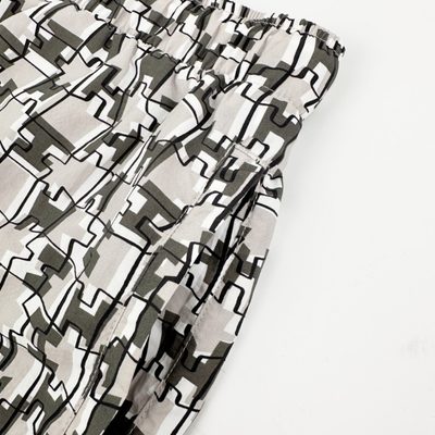 Amiri Interweave Swim Shorts in Black White — 5
