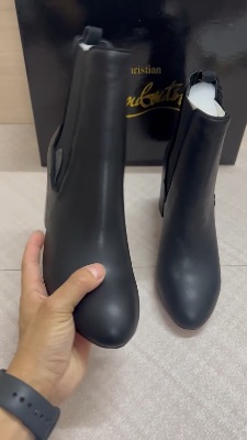 Christian Louboutin Turelastic black leather ankle boots — 5