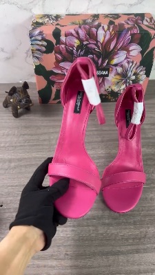 Dolce&Gabbana leather sandals featuring a sculpted baroque DG logo hee — 5