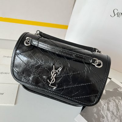 Saint Laurent Niki Mini suede shoulder bag — 3