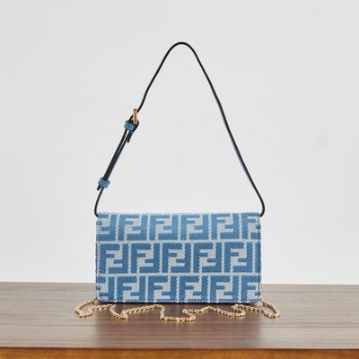 Fendi FF jacquard Baguette bag (T) — 3