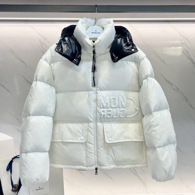 Moncler Abbaye Women's Short Down Jacket — 3