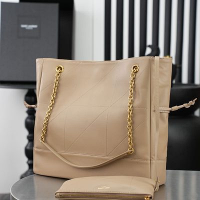 Saint Laurent Jamie Shopping Small in Lambskin tote bag — 8