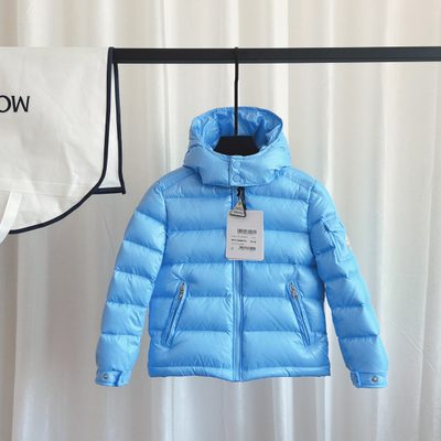 Moncler Enfant Maya Hooded Short Down Jacket — 6