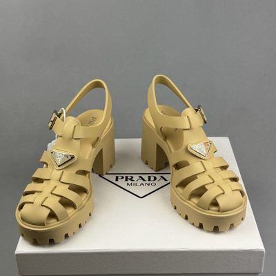 Prada Monolith platform sandals — 4