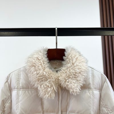Moncler Cygnes Belted Short Down Jacket — 3