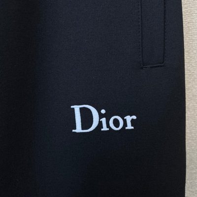 Dior black zip-up track jacket and matching track pants set — 12