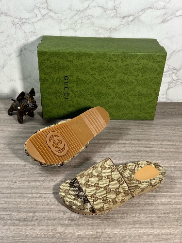 Gucci GG Canvas Slide Sandals — 4