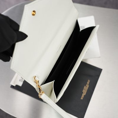 Saint Laurent Cassandre Matelassé Flap Pouch — 12