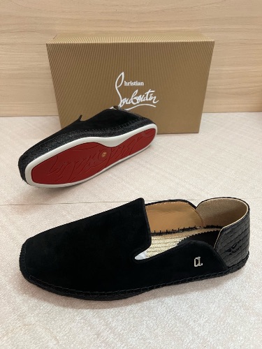 Christian Louboutin Espadon suede loafers