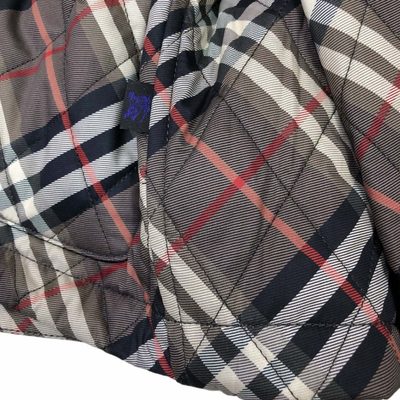Burberry Oldham Corduroy-Trimmed Quilted Checked Cotton Jacket — 6