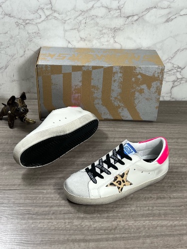 Golden Goose Superstar mixed leather sneakers — 4