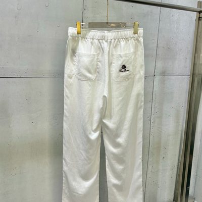 Loro Piana men's white linen shirt and trousers sets — 3