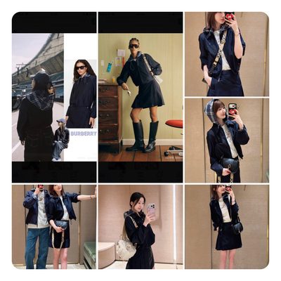 Burberry Cropped Newcott Hooded Jacket — 8